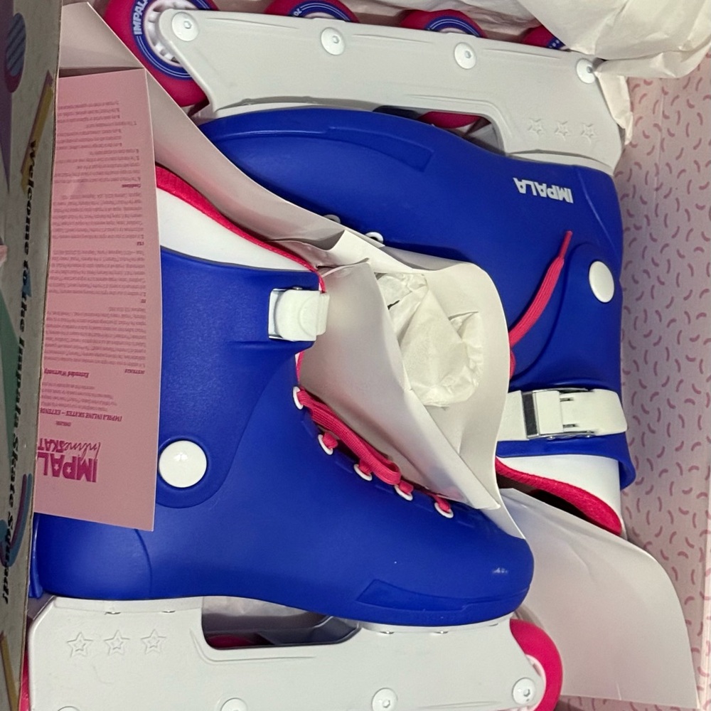 Impala Blue and Pink Women's Roller Skates